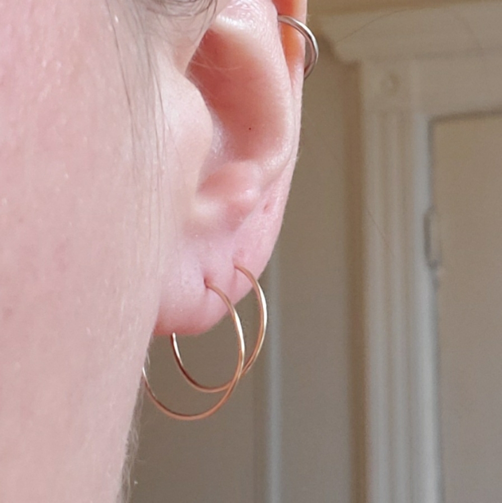 Small Gold Hoop Earrings